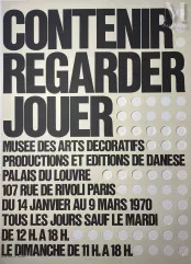 Enzo MARI (1932-2020)-Contenir Regarder Jouer-img1