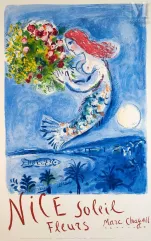 Marc CHAGALL (1887-1985)-La Baie des Anges. Paris; Mourlot, 1962 .-img1