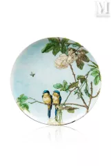 Theodore DECK (1823 - 1891) &amp; Emmanuel BENNER (1836 - 1896)-"Oiseaux et rosiers"-img1