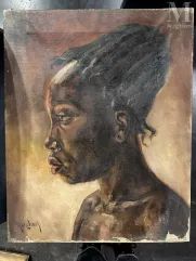 Ecole du XXe siècle-Lot de six oeuvres comprenant :-img1