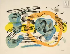 Fernand Léger (1881-1955)-Les Nuages, 1959-img1