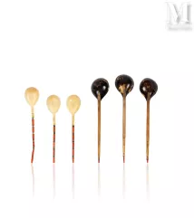 Six cuillères à sherbet-Turquie ottomane, XVIIIe-XIXe siècle-img1