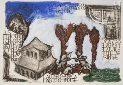 Patrick Modiano (né en 1945) illustré par Gérard Garouste (né en 1946)-Dieu prend-il soin des bœufs?-img1