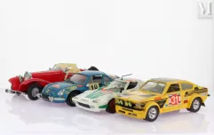 JOUETS ANCIENS-Ensemble de quatre véhicules miniatures-img1