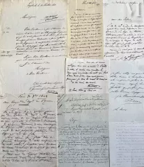 [GÉNÉRAUX &amp; MARÉCHAUX FRANÇAIS]. Ensemble de 8 documents :--img1