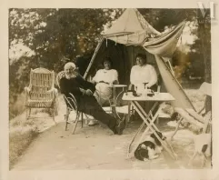Le peintre Armand Guillaumin-Chez ses amis, Eugène et Marcelle Alluaud à Crozant, 1922-img1