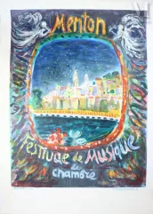 Lot de 3 affiches sur Menton--img1