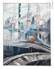 Jacqueline VERDET (1931-2023)-Vue du métro-img1