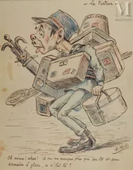 Georges MELIES (Paris 1861-1938)-Le porteur-img1