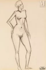 André DERAIN (1880-1954)-Nu féminin-img1