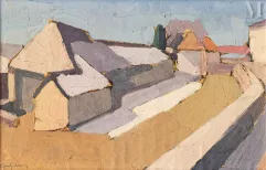 Marcel LENOIR ( pseudonyme de Jules Oury ) (Montauban 1872-1931)-Maison, circa 1910-1917-img1