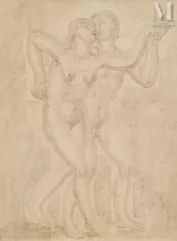 Marcel LENOIR ( pseudonyme de Jules Oury ) (Montauban 1872-1931)-Les danseurs-img1