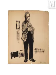 Henry D'ANTY (Paris 1910 - 1998)-Homme debout-img1