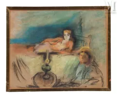 Jean LAUNOIS (Les-Sables-d’Olonne 1898 - Alger 1942)-Deux femmes-img1