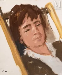 Jean HELION (Couterne 1904- Paris 1987)-Jacqueline, 1961-img1