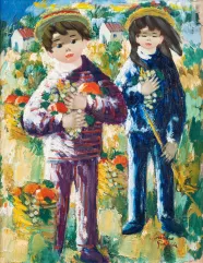 Nino GIUFFRIDA (Catane 1924)-Les vendanges-img1