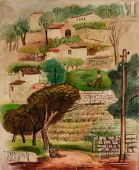 Zygmunt MENKES (Lvov 1896 - New York 1986)-Les terrasses-img1