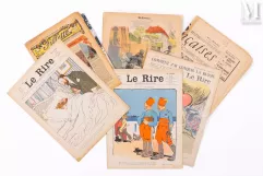 Réunion de journaux  et revues illustrés par Gus Bofa, Vercors [Jean Bruller], Samivel ...--img1
