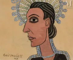 Marie VASSILIEFF (Smolensk 1884 - Nogent sur Marne 1957)-Portrait-img1