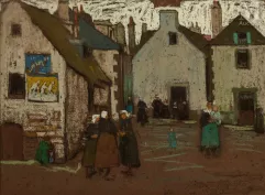 Mela MUTER (Varsovie 1876 - Paris 1967)-Place à Pont-Aven-img1
