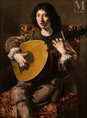 PREEMPTION - Nicolas TOURNIER (Montbéliard 1590 - Toulouse 1639)-Le joueur de luth-img1