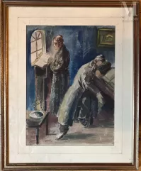 Adolphe FEDER (1886-1943)  Juifs en prière--img1