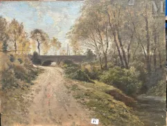 Ecole du XXe siècle-Lot de six oeuvres:-img1