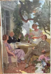 Ecole du XXe siècle-La discussion sous les arbres-img1