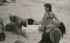 **MAN ROG (1890-1976)-Dora Maar, Ady, Picasso en de hond Kasbec in Antibes, 1937-img1