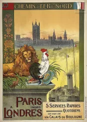 -Paris à Londres Lion Anglais &amp; Coq Français-img1