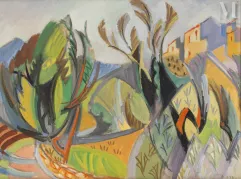 André LHOTE (1885-1962)-Village provençal, circa fin 1940-img1