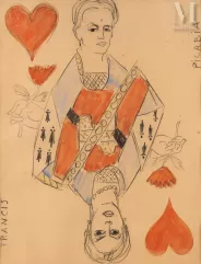 Francis PICABIA (Paris 1879-1953)-La dame de cœur, circa 1922-1924-img1