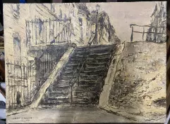 Isami HIRAKAWA (1921 - 1989)-Rue Berthe/425-img1