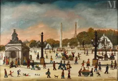 Jean FOUS (1901-1971)-Place de la Concorde-img1