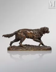 Pierre-Jules MENE (1810 - 1879)-"Setter à l'arrêt"-img1