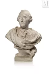 Augustin PAJOU (Paris, 1730-1809), d’après-Portrait de Jean-Nicolas Dufort, comte de Cheverny (1731-1802).-img1