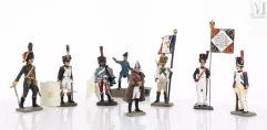 Ier Empire-Lot de 8 figurines des armées du 1er Empire-img1