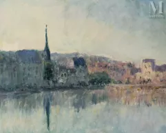 André BARBIER (1883-1970)-Bord de rivière-img1