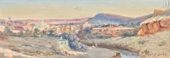Constant LOUCHE (1880-1965), attribué à-Vue de l'Oued Bou Saada-img1