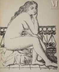 Paul DELVAUX-Nu pensif, 1950-img1