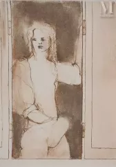 Leonor FINI-"Au réveil, 1973 "-img1