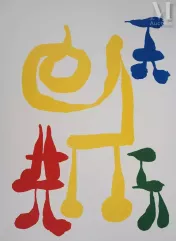 Joan MIRO-"Une mère et ses enfants surréalistes "-img1