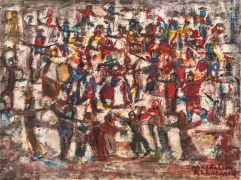 Magdalena RADULESCU (Râmnicu Vâlcea 1902 – Paris 1983)-La danse-img1