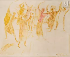Magdalena RADULESCU (Râmnicu Vâlcea 1902 – Paris 1983)-Danse allègre-img1