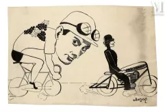 Ensemble de 2 dessins de presse--img1