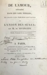 SENANCOUR (Étienne Pivert de).--img1