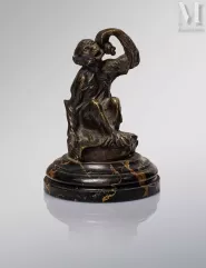 Antoine BOFILL (1894 - 1939)-"Singe à la  grappe de raisin"-img1