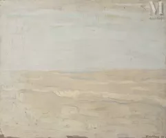 Jacques TRUPHEMUS (Grenoble 1922-2017)-Sur la mer, 1972-img1