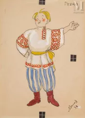 **Nikolaï Alexandrovitch BENOIS (Saint Pétersbourg, 1901 - Milan, 1988)--img1