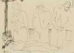 Max JACOB (Quimper 1876 - Drancy 1944)-Jésus mort-img1